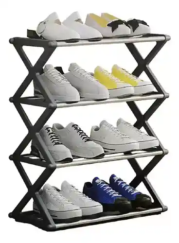 Organizador De Zapatos Para Hogar Armable Practico 4 Niveles Innovo Home