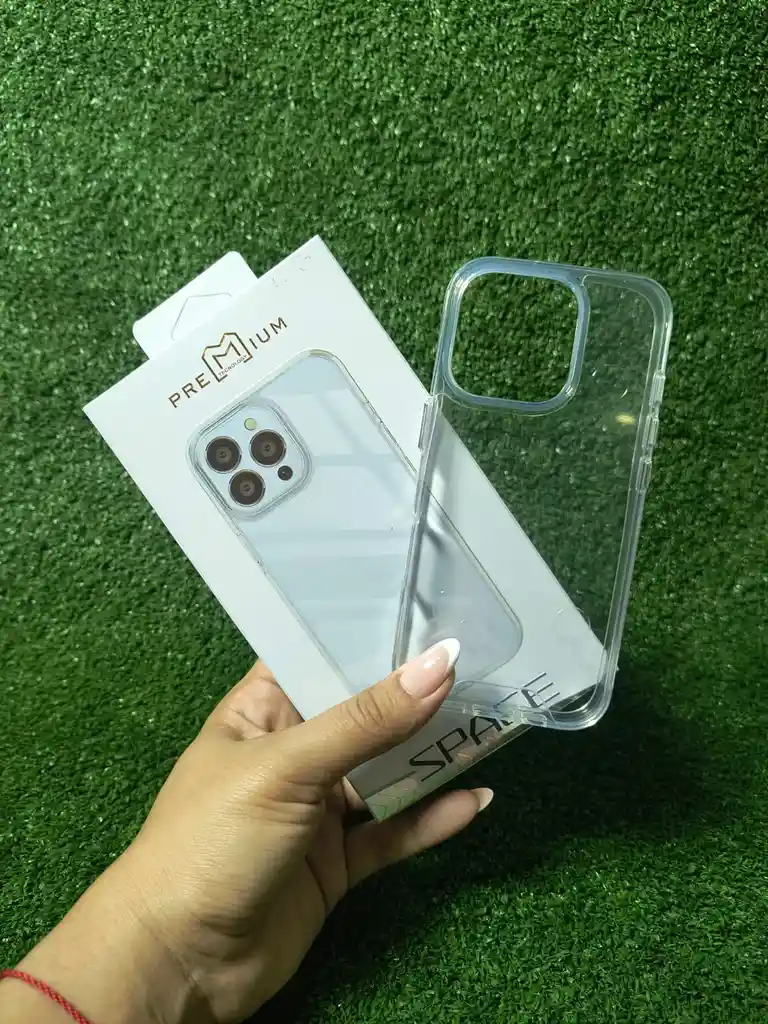 Iphone 16 Pro | Space Transparente | Case Rigido | Carcasa Protectora | Full Proteccion | Antihumedad