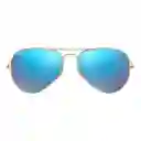 Gafas De Sol Ray Ban Aviador Rb3025 112/17 Color Celeste Talla 58mm