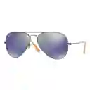 Gafas De Sol Ray Ban Aviador Rb3025 167/68 Color Violeta Talla 58mm