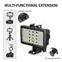 Luces Led Para Videos Recargable 5000lux Ipx8 Jmary Fm-72rgb