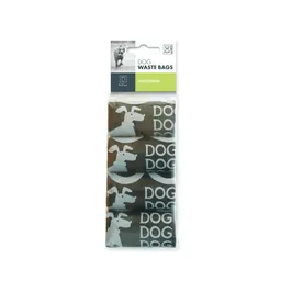 Dog Waste Bags - 8 X 15 Pcs Black
