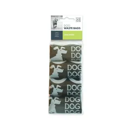 Dog Waste Bags - 4 X 15 Pcs Black