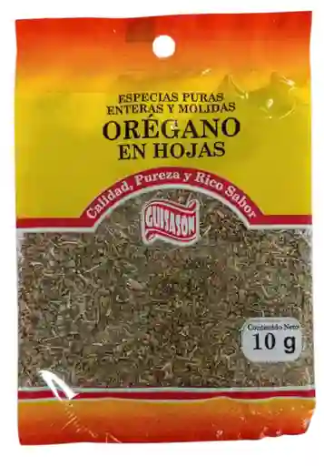 Oregano En Hojas Guisason 10g