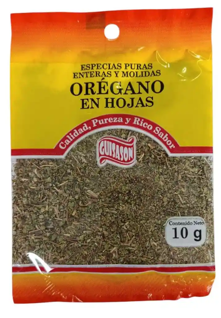 Oregano En Hojas Guisason 10g