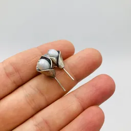 Aretes Calitas De Plata Con Perlas