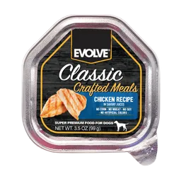 Evolve Dog Crafted Meals Pollo 3.5 Oz - 99 Gr