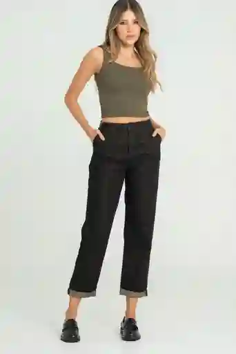 Jeans Gold Color Negro Talla 6