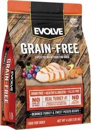 Evolve Grain Free Dog Adult Turkey 13 Lb - 5.9 Kg