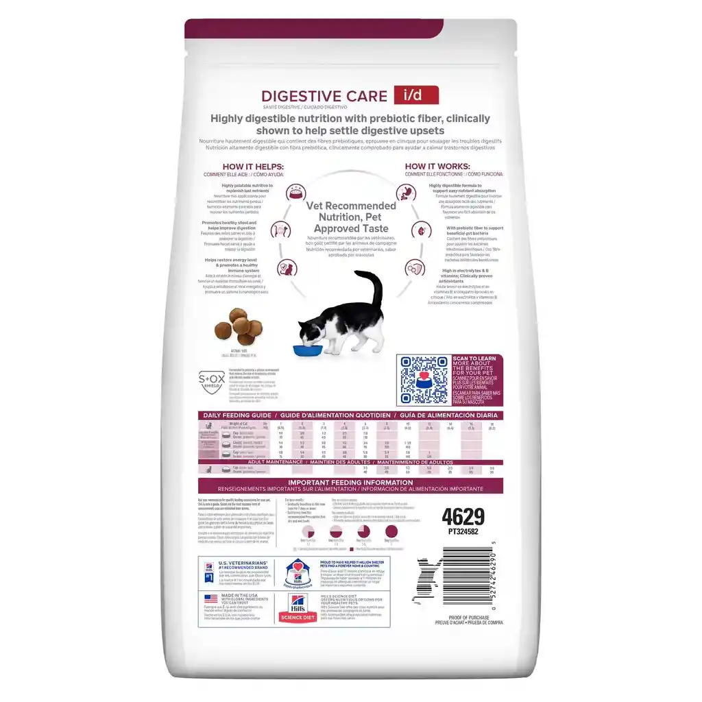Hill's I/d Alimento Seco Para Gatos 1.81 Kg