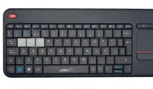 Teclado Inalambrico + Pad Mouse Touchpad Incorporado 2 In 1 Bluetooh + Wifi Conectividad Con Múltiples Dispositivos