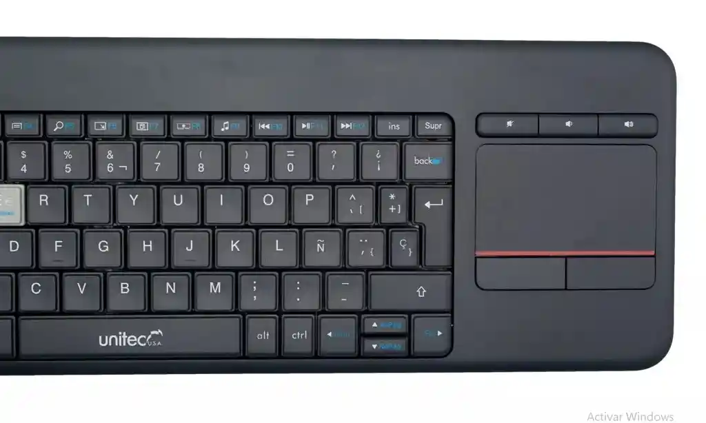 Teclado Inalambrico + Pad Mouse Touchpad Incorporado 2 In 1 Bluetooh + Wifi Conectividad Con Múltiples Dispositivos