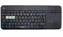 Teclado Inalambrico + Pad Mouse Touchpad Incorporado 2 In 1 Bluetooh + Wifi Conectividad Con Múltiples Dispositivos