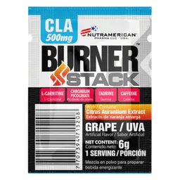 Sachet Quemador De Grasa Burner Sabor Uva