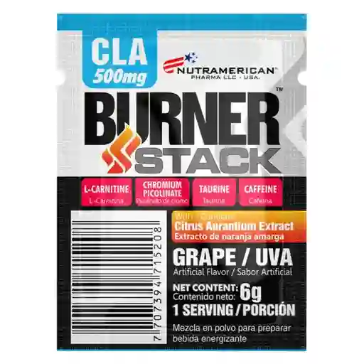 Sachet Quemador De Grasa Burner Sabor Uva