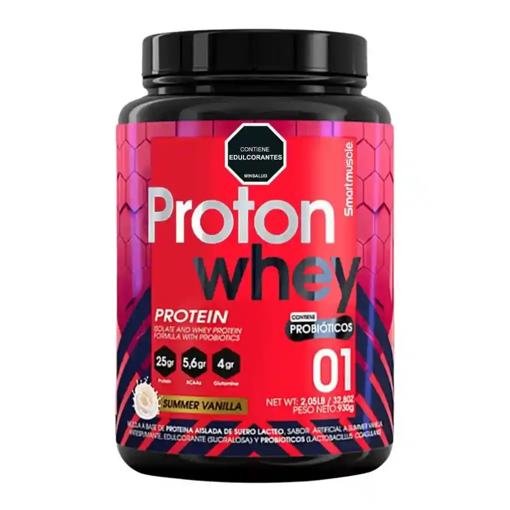 Proteina Proton Whey 2lb Sabor Vainilla