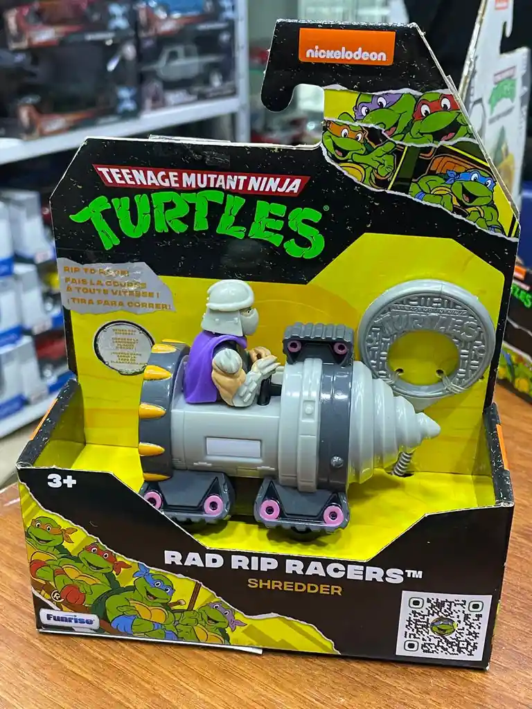 Carro De Impulso Tortugas Ninja Shredder Escala 180