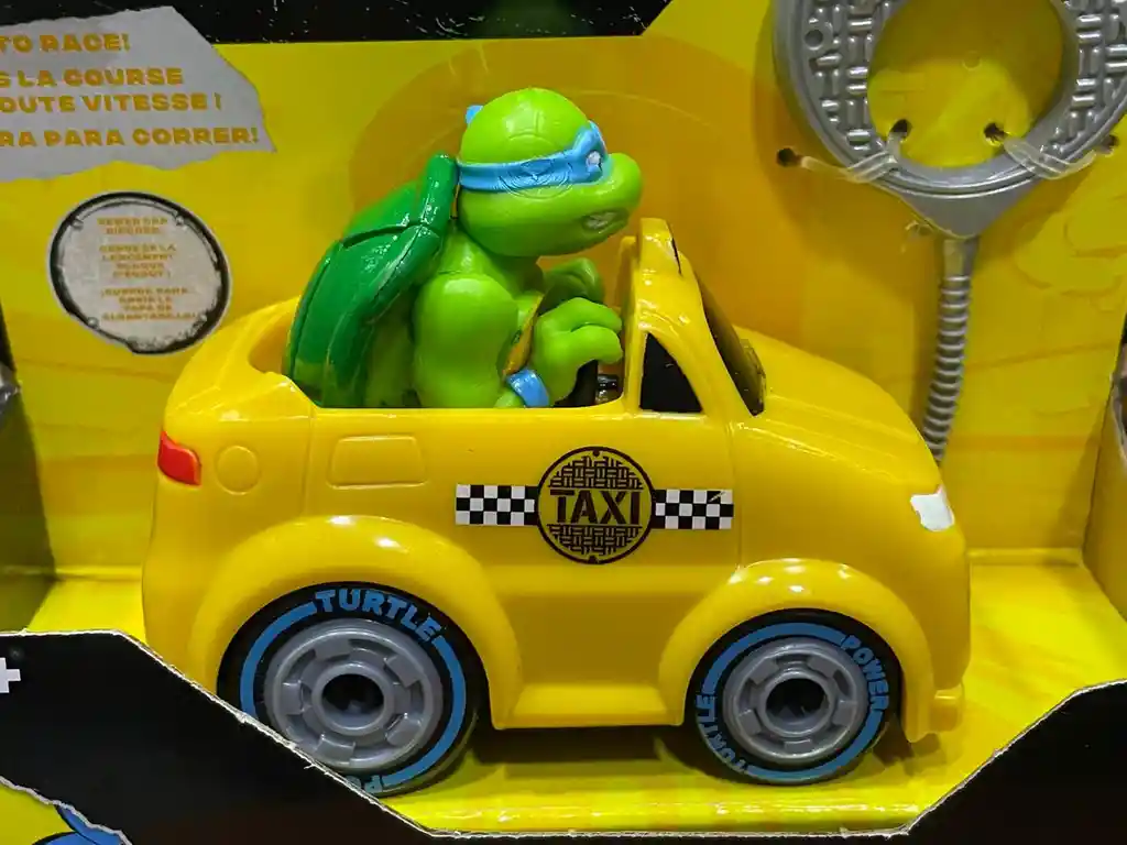 Carro De Impulso Tortugas Ninja Leonardo Escala 180