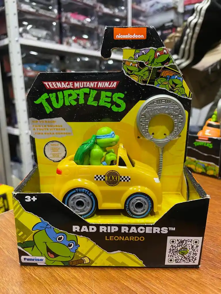 Carro De Impulso Tortugas Ninja Leonardo Escala 180