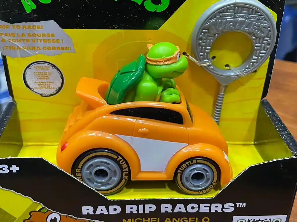 Carro De Impulso Tortugas Ninja Michelangelo Escala 180