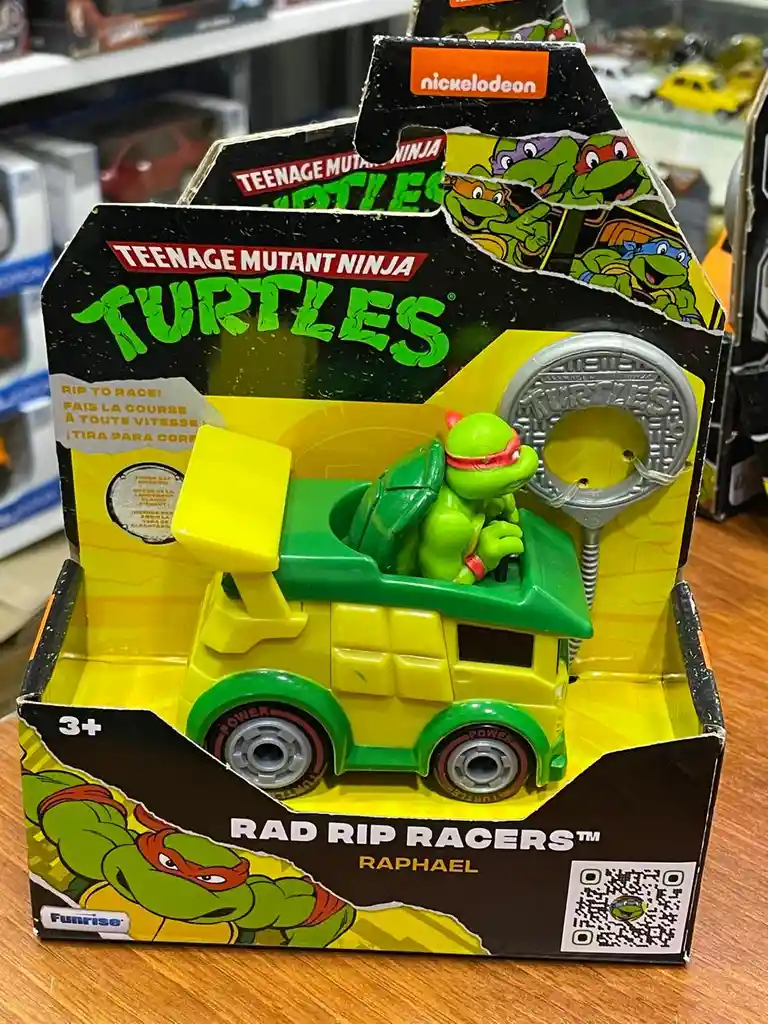 Carro De Impulso Tortugas Ninja Raphael Escala 180