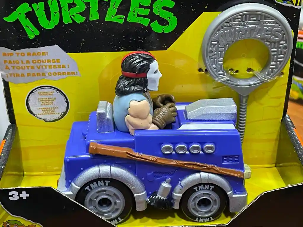 Carro De Impulso Tortugas Ninja Casey Jones Escala 180