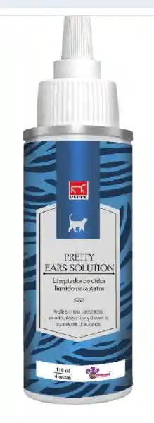 Pretty Ears Solution Cats *118ml