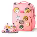 Combo Morral Escolar Infantil Dibujos Animados + Cartuchera