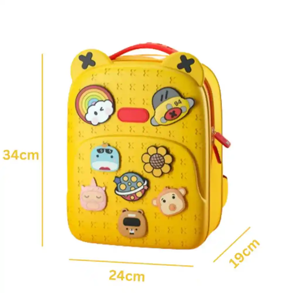 Combo Morral Escolar Infantil Dibujos Animados + Cartuchera