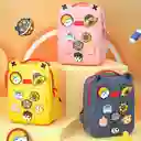 Combo Morral Escolar Infantil Dibujos Animados + Cartuchera