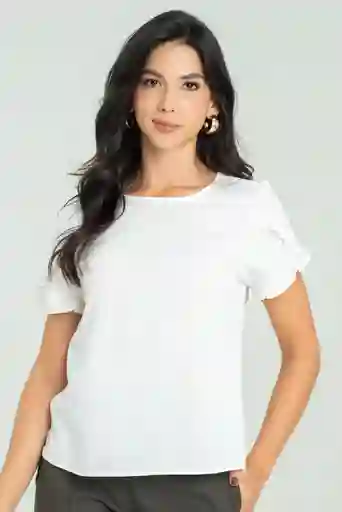 Blusa Brhynn Color Blanco Crudo Talla L