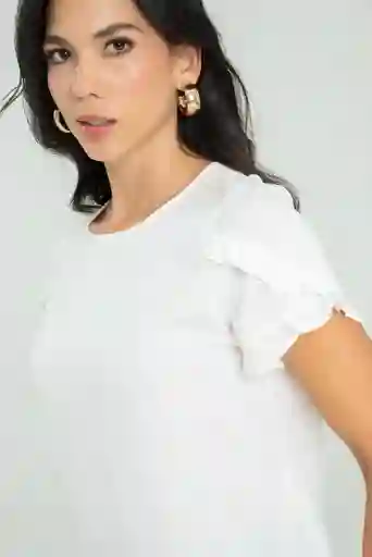 Blusa Brhynn Color Blanco Crudo Talla M