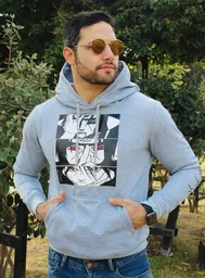 Buzo Unisex Itachi Gris Talla S