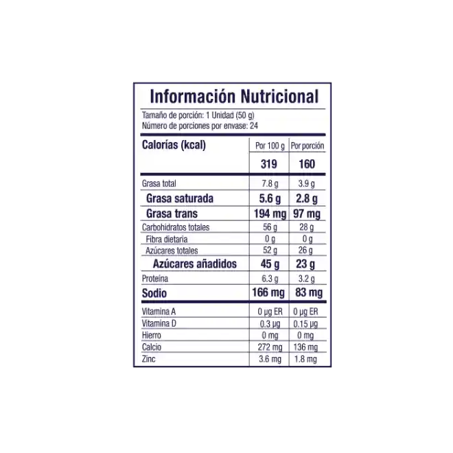Arequipe Alpina Vaso 50 Gr X24