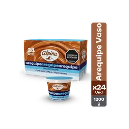 Arequipe Alpina Vaso 50 Gr X24