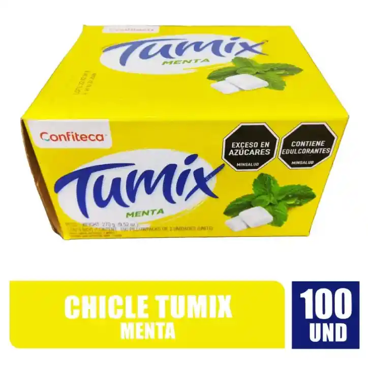 Chicles Tumix Menta X100