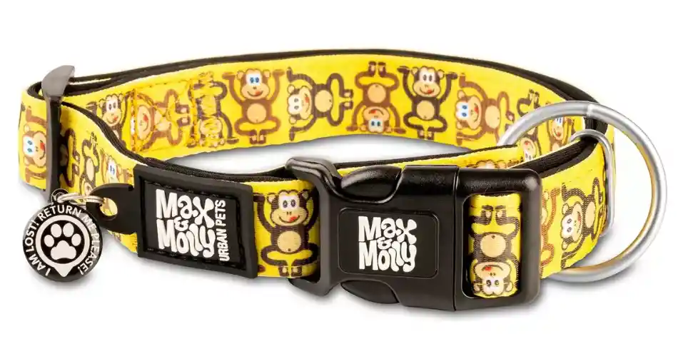 Max Molly Monkey Maniac Collar Perro Large