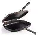 Sarten Doble Parrilla Mármol Shaffhausen Antiherente 36 Cm