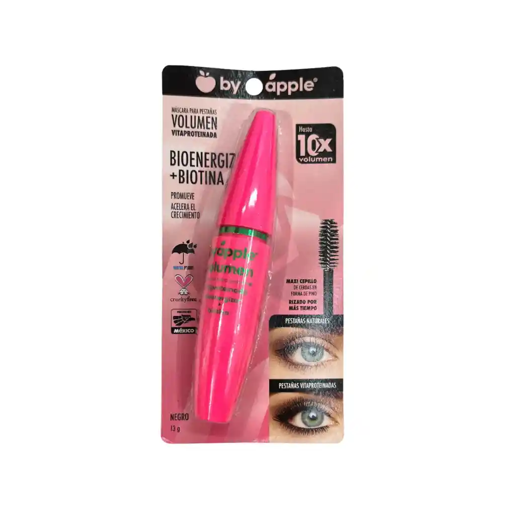 Máscara De Pestañas Ultra Lash Vitaproteinada Bioenergizer + Biotina By Apple