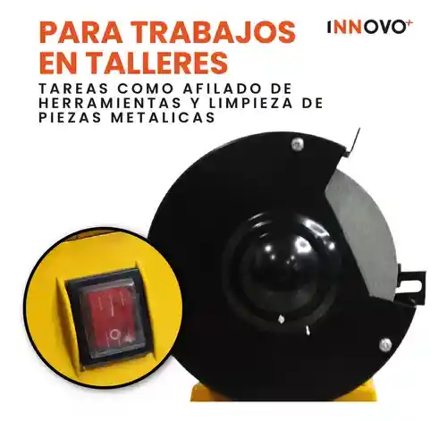 Esmeril De Mesa Banco 6 Pulgadas 170 W 3540 Rpm Profesional Innovo
