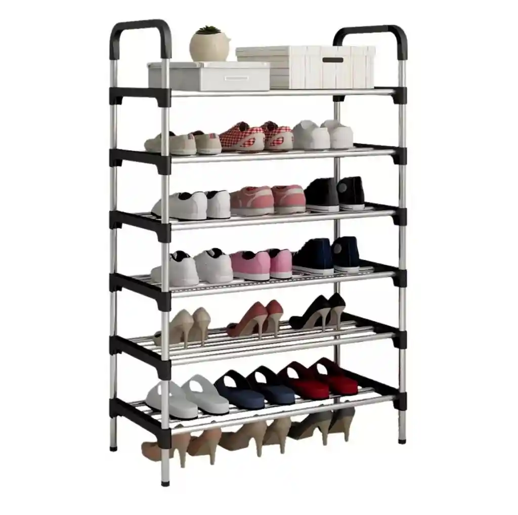 Organizador Zapatero Metálico 6 Niveles Calzado 18 Pares