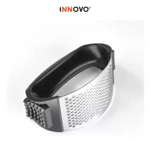 Triturador Machacador Pica Ajo 2 En 1 Garlic Press Innovo Acero Inoxidable