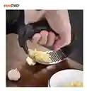 Triturador Machacador Pica Ajo 2 En 1 Garlic Press Innovo Acero Inoxidable