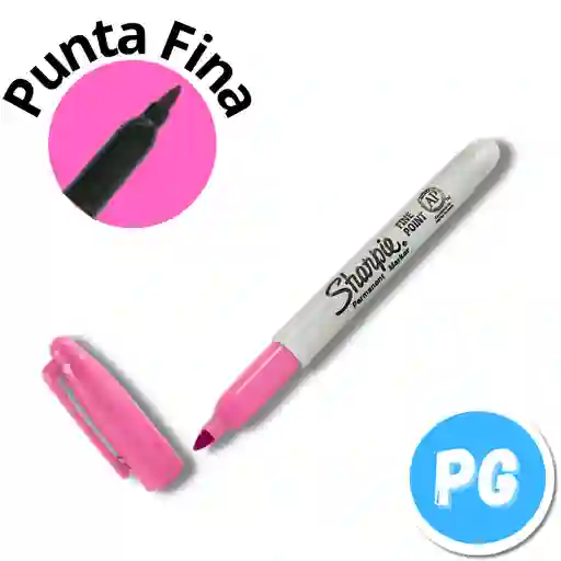 Marcador Sharpie Punta Fina Fucsia