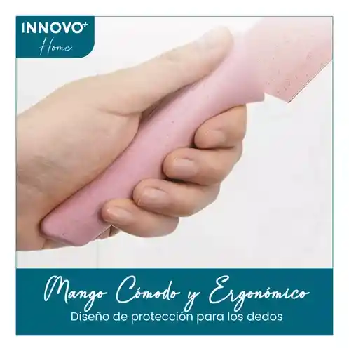 Set De Cuchillos Knife Bali 6 Piezas Con Pelador De Papa Innovo