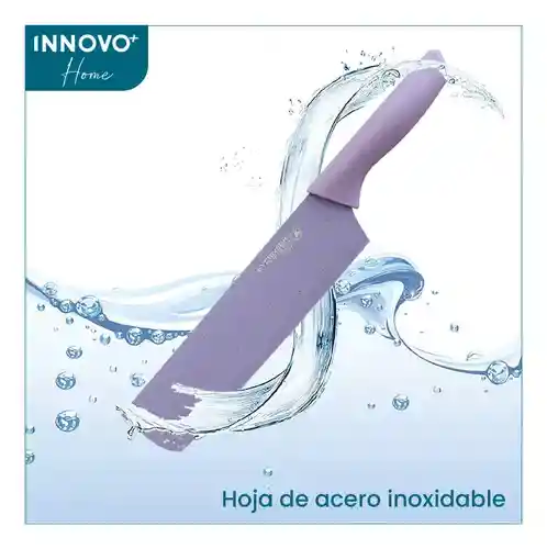 Set De Cuchillos Knife Bali 6 Piezas Con Pelador De Papa Innovo
