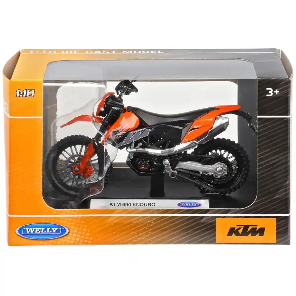 Moto De Colección A Escala Coleccionable Ktm 690 Enduro