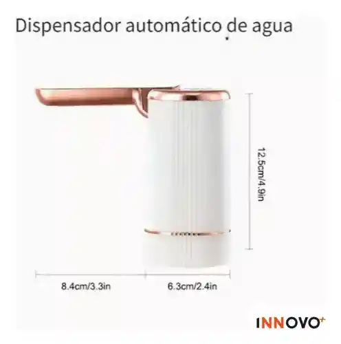 Dispensador Agua De Botellón Automático Plegable Flujo Ajustable Innovo Home