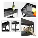 Carro Plegable Organizador 3 Niveles Metalico Cocina Hogar