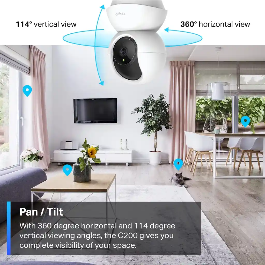 Cámara De Seguridad Smart Visión Nocturna Incluida Blanca